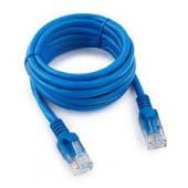 Патч-корд UTP Cablexpert PP12-1M/B кат.5e, 1м, литой, многожильный (синий)