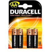 Батарейка DURACELL Basic АА 4шт LR6 (пальчиковые)