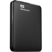 Внешний жесткий диск 1Tb, WD Elements Portable WDBUZG0010BBK-WESN, ext power via USB, black, USB 3.0