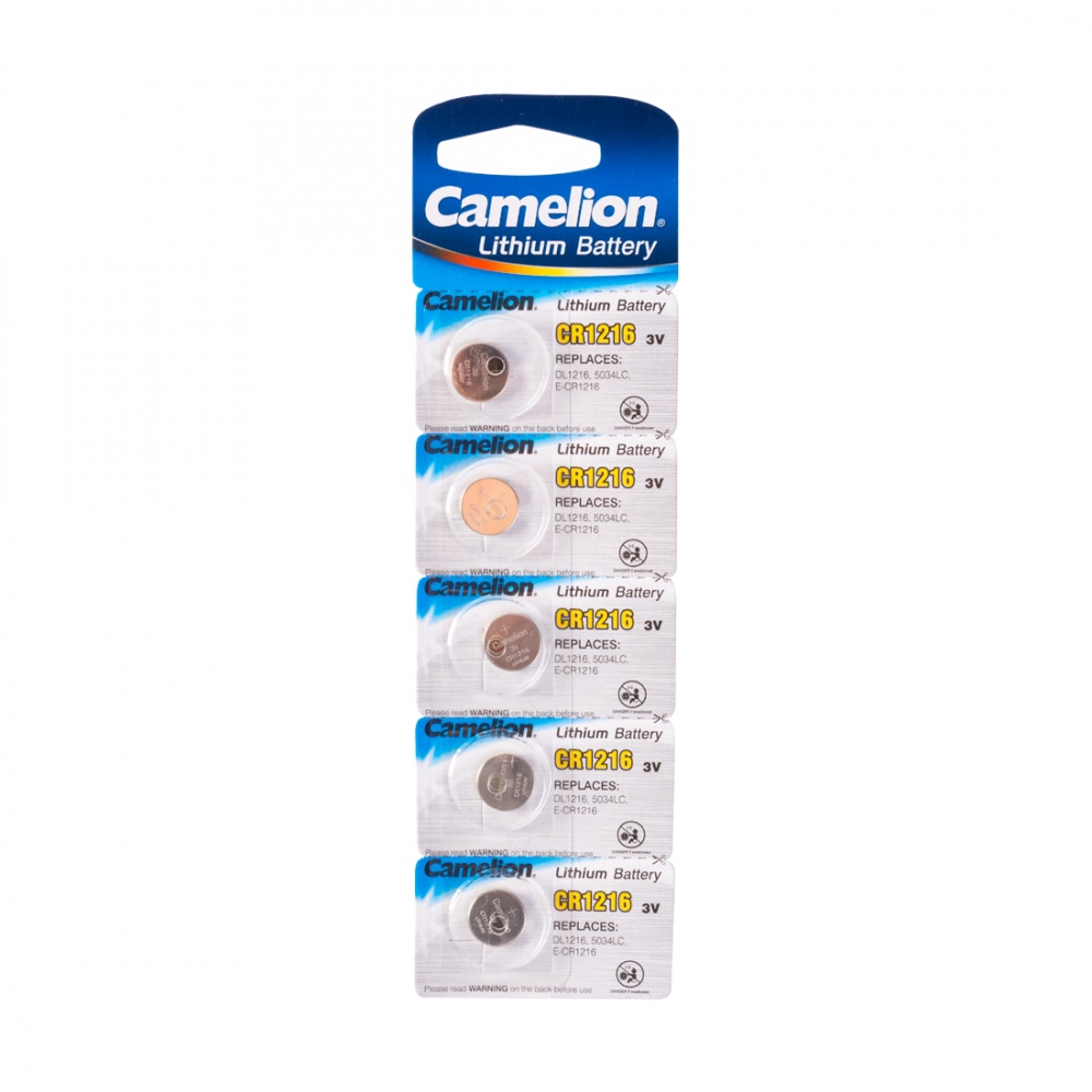 Батарейка CAMELION Lithium CR1216-BP5