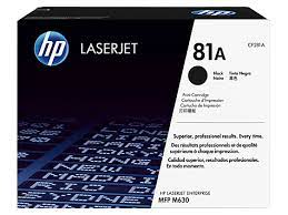 Картридж лазерный HP 81A, CF281A, LaserJet, M604, M605, M606, M630, Черный