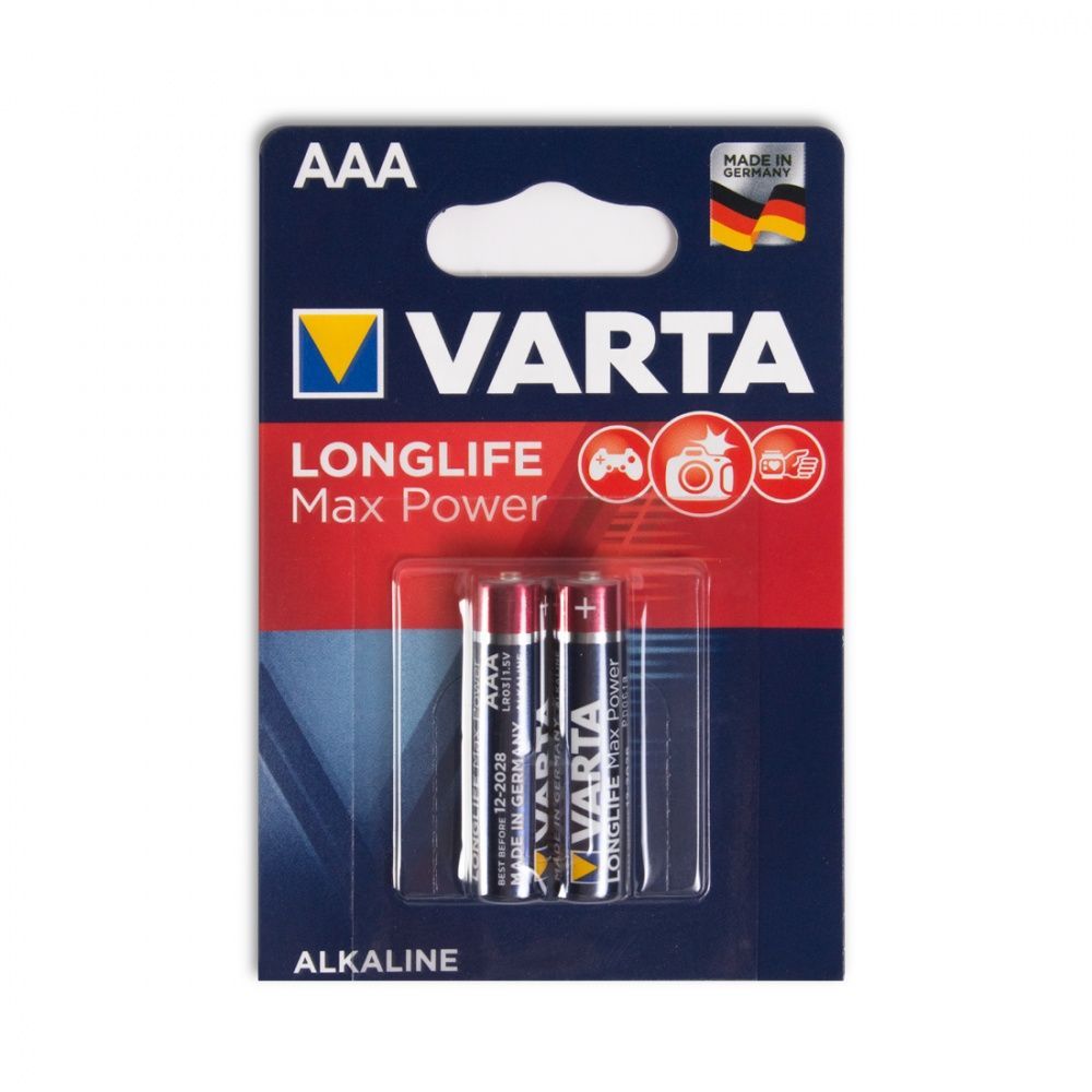 Батарейка VARTA Long Life Max Power Micro 1.5V - LR03/ AAA (2 шт) (4703) <4703-2>