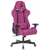 Кресло игровое Zombie VIKING KNIGHT Light-15 малиновый ткань с подголов. крестов. мет. (9401390000)