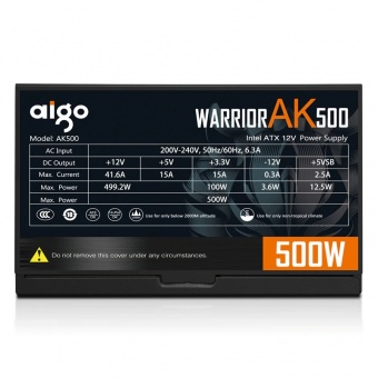 Блок питания ПК 500W AIGO AK500
