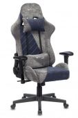 Кресло игровое Zombie VIKING X Fabric темно-серый/черный с подголов. крестовина пласт. (9401390000)