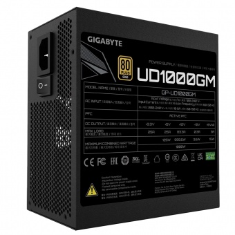 Блок питания Gigabyte GP-UD1000GM, 1000W, 12cm fan, Active PFC, 80 Plus Gold, ATX 2.31