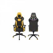 Игровое кресло GAMDIAS ACHILLES M1A L BY Yellow, спинка:86см, наклон: 150, нагрузка: до 200кг