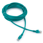 Патч-корд UTP Cablexpert PP12-5M/G кат.5e, 5м, литой, многожильный (зелёный)