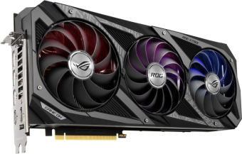 Видеокарта NVIDIA GeForce RTX3080 ASUS 10Gb LHR (ROG-STRIX-RTX3080-O10G-V2-GAMING)