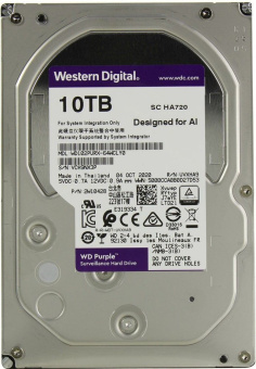 Жёсткий диск 10Tb SATA-III WD Purple (WD102PURX)
