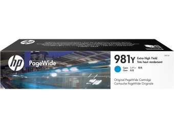 Картридж струйный HP L0R13A 981Y Extra High Yield Cyan Original PageWide для PageWide Enterprise Color 556/586