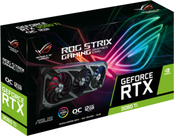Видеокарта ASUS ROG-STRIX-RTX3080TI-O12G-GAMING, 12Gb/320bit GDDR6X, 2xHDMI, 3xDP, HDCP, BOX