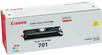 Тонер Canon CARTRIDGE 701 YELLOW LBP5200/MF8180C