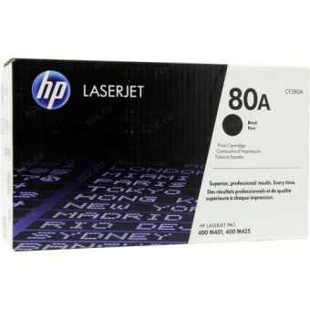 Картридж лазерный HP CF280A для принтеров LaserJet Pro M401, M425, ресурс 2700 стр., черный
