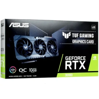 Видеокарта ASUS GeForce RTX3080 OC 10GB GDDR6X 320-bit 2xHDMI 3xDP TUF-RTX3080-O10G-V2-GAMING