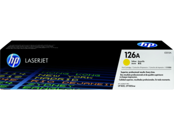 Картридж лазерный HP CE312A, Жёлтый, 1000 страниц для Color LaserJet CP1025