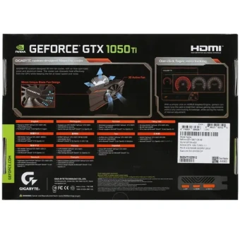 Видеокарта GIGABYTE GeForce GTX1050Ti 4Gb (GV-N105TD5-4GD)