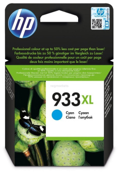 Картридж струйный HP CN054AE BGX, 933XL, голубой, 825 страниц, 7 пл, для HP OfficeJet 6100/6600/6700
