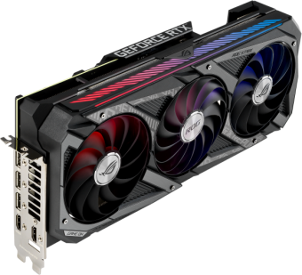 Видеокарта NVIDIA GeForce RTX3080 ASUS 10Gb LHR (ROG-STRIX-RTX3080-O10G-V2-GAMING)