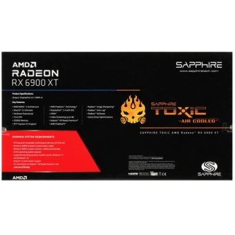 Видеокарта Sapphire TOXIC RADEON RX 6900 XT GAMING OC 16G (11308-11-20G)