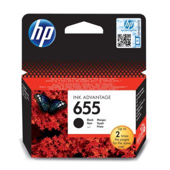 Картридж струйный HP CZ109AE №655, для Deskjet Ink Advantage 3525/4615/4625/5525/6525 e-All-in-One, черный