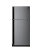 Холодильник Sharp SJXE59PMBE с верхним расположением морозильной камеры, inox (578(430+148),A++,Full No Frost/Hybrid Cooling, J-TECH Inverter, 800 x1850 x735)